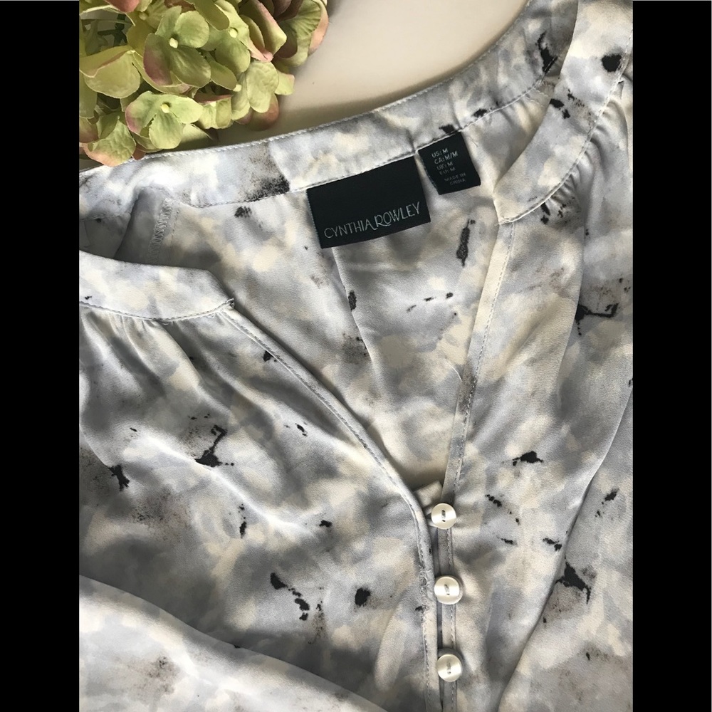 CYNTHIA ROWLEY BLOUSE - Picture 2 of 5
